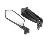 Espejo retrovisor Motocicleta para Espejos Retrovisores Motocicletas Bicicletas Eléctricas Scooters Eléctricos Espejos Laterales Traseros De 8Mm 10Mm Espejo Motocicleta(White Glass)