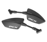 Espejo Retrovisor Motocicleta para HO&ND&A PCX125 PCX 125 PCX150 PCX 150 PCX160 Accesorios Motocicleta Espejo Retrovisor Gran Campo Visión Espejo Retrovisor Universal(PCX-Black)