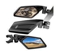 Espejo retrovisor motocicleta Para Polars RZR 1000 Can Am Para Maverick YXZ Rhino Pioneer UTV Espejos Laterales Ajustables Barra Antivuelco 1,5”-2” Espejos Retrovisores Moto