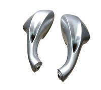 Espejo retrovisor motocicleta Para Suzuki Para Piaggio Para SYM Haojin 50cc-150cc Espejos Laterales Modificados Scooter 8mm Gafas Traseras Retrovisoras Espejos Moto Lateral(Silver)