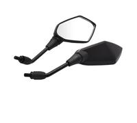 Espejo retrovisor motocicleta Para THRUXTON TIGER 800 1050 1200 XC/XCX/XR TT 600 1 Par Espejos Retrovisores Para Motocicleta 10mm 8mm Traseros Espejos Motocicletas(ABS Plastic Black)