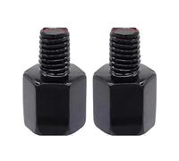 Espejo retrovisor motocicleta Para Universal Para M8 M10 2 Uds Adaptador Espejo Lateral Motocicleta Tornillo Visión Trasera Bicicleta Piezas Cambio Espejos Motocicletas(Black(M10-M8))