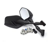 Espejo Retrovisor Negro De 8mm Y 10mm Para Motocicleta Moto Para G650X G650GS R NineT K1200R HP2 Enduro R1150GS ABS Adventure