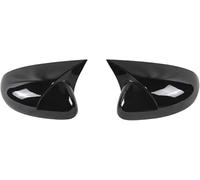 Espejo retrovisor negro Para City 2020-2023 Cubierta del espejo retrovisor Tapa alerón lateral de la puerta(Glossy Black)