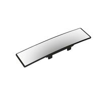 Espejo Retrovisor Panorámico Antivaho Antideslumbrante Universal 285MM Curvo Ancho Convexo Clip Interior Transparente Espejo Retrovisor Interior Coche