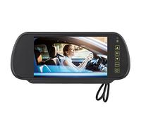 Espejo Retrovisor Para Automóvil, Pantalla LCD A Color De 7 Pulgadas HD 800 X 480 Monitor MP5 Para Automóvil Monitor De Atenuación Automática Cámara De Visión Trasera Con Soporte Para Cámara De Visión