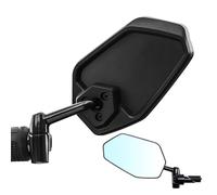 Espejo Retrovisor Para Bicicleta - Antideflagrante De 14x8,6 Cm, Espejo Ajustable 360° De Aleación De Aluminio, Brazo Plegable Con Visión Gran Angular Clara | Accesorio De Seguridad Pe