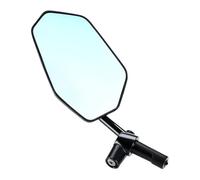 Espejo retrovisor para bicicleta, diseño resistente a los golpes, resistente a los arañazos, soporte de manillar ajustable, duradero, inastillable, ligero, construcción ergonómica, accesorios para