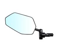 Espejo Retrovisor Para Bicicleta: Lente De Vidrio Transparente Gran Angular, Brazo Giratorio Flexible, Abrazadera Segura Antivibración, Accesorio Para Montar | Ayuda De Seguridad Confiable Par