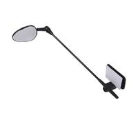 Espejo retrovisor para bicicleta, ligero y ajustable, soporte para casco y manillar, espejo retrovisor de seguridad para bicicleta de montaña, bicicleta eléctrica, motocicleta