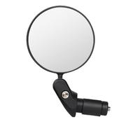 Espejo Retrovisor para Bicicleta Plegable Convexo 360° Negro | Instalación Rápida, Abrazadera 17,4-22mm, Vidrio y Pc, para Manillar y Ciclistas Urbanos
