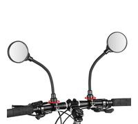 Espejo Retrovisor para Bicicleta,Universal Ajustable Espejo Manillar Retrovisor Bici,Espejos para Bicicletas Eléctricas 360° Ajustable,para Bicicleta de Montaña,Eléctrica y Ciclomotor
