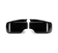 espejo retrovisor Para BMW E46 316i 318i 325i 328i 330i 4 puertas 2 piezas Cubiertas de espejo retrovisor Tapas cubierta lateral Negro(Glossy Black)