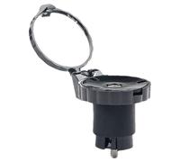 Espejo retrovisor para ciclismo - Manillar LED, Cristal Curvo | Función de rotación ajustable para la seguridad compacta para la conducción exterior, las rutas de montaña ideales, la visibilidad c