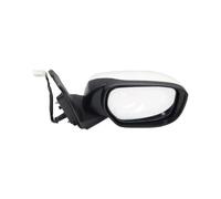 espejo retrovisor Para City 2008-2013 Conjunto espejo retrovisor lateral 7 pines Conjunto luz giro con señal de giro Retrovisor exterior(White-RH10)