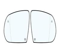 Espejo Retrovisor Para Compass 2017 2018 2019 2020 Reflectores Para Espejo Retrovisor Lateral Coche Lente Gran Angular Exterior(1 par)