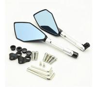 Espejo Retrovisor Para Manillar De Motocicleta De 7/8 "y 22mm Para YZF R1 R3 R6 R25 JOG TMAX 500 530 YBR 125(Plata)