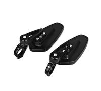 Espejo Retrovisor Para Manillar Estilo Cafe Racer Para Suzuki GS500E, GS550M, GSX1100F, Para Katana, GSF600, Para Bandit Y GS1000(Black)