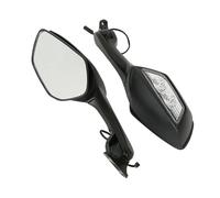 Espejo Retrovisor para Motocicleta con Luces Espejos Laterales para Kawasaki para Ninja ZX-10R 2011-2015 2016-2020 H2 Espejo de Manillar