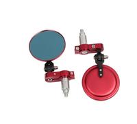 Espejo Retrovisor Para Motocicleta, Espejo Lateral Con Extremo De Varilla Plegable Redonda De 3 Pulgadas Para, Color Azul, Antideslumbrante(rojo)