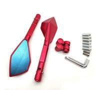 Espejo Retrovisor Para Motocicleta, Espejo Retrovisor Lateral Para Motocicleta Para DUCATI Para MONSTER 748 916 M400 M600 M620 M750 M900 ST2(rojo)