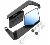 Espejo Retrovisor para Motocicleta para Ducati Monster 400/Monster 620/Monster 750, Espejo Retrovisor de Gran Angular con Deflector de Aire, Espejo Retrovisor en el Manillar,B