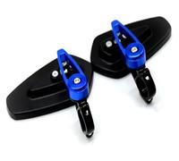 Espejo Retrovisor Para YAMAHA Para TMAX 500 530 Para TMAX500 YZF R15 XT660 XRZ 1 Par Universal Motocicleta Aluminio Espejos Manillar Retrovisores Moto(Azul)
