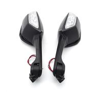 Espejo Retrovisor Plegable para Motocicleta con Señal De Giro Ligera para Kawasaki para Ninja400/650 ZX-4R/10R Espejos Laterales de Motocicleta