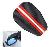 Espejo Retrovisor Protector de Lluvia, 2 Piezas Universal Auto Espejo Retrovisor Lluvia Ceja, Fibra de Carbono Espejo Retrovisor Visera Protector Espejo Lateral Protector para Coches, SUV, Camión