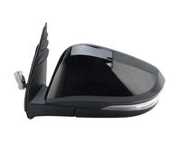 Espejo Retrovisor Tractor Conjunto De Espejo Retrovisor Lateral De Coche, 5 Pines, Pintado En Negro, Plegable Manual Para Toyota Para Hilux 2015-2020(1pc left)