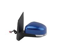 Espejo Retrovisor Tractor Conjunto De Espejo Retrovisor Lateral Plegable Manual De 6 Pines Para Ford Para Focus Para Mk2 2008 2009 2010 2011(Left dark blue)