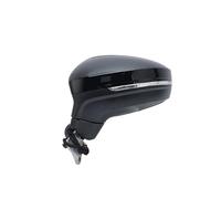 Espejo Retrovisor Tractor Espejo Negro Doble Enchufe 8 Pines Con Punto Ciego Conjunto Espejo Retrovisor Lateral Para VW Para Tiguan 2018-2023(Izquierda)