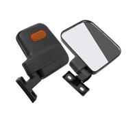 Espejo Retrovisor Transparente De Color Negro Con Elevación Ajustada 30° Material ABS Para Triciclo Pasajeros Ajustable Retrovisor