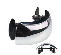 Espejo retrovisor trasero para moto - Espejo auxiliar de seguridad de 180 grados - Soporte ajustable para cubrir los ángulos muertos en manillar Sport ATV Scooter