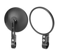 Espejo retrovisor universal Compatible With motocicleta, giratorio 360°, con visión trasera, lateral y redondo. Compatible la mayoría de motocicletas, bicicletas eléctricas, scooters cuatrimotos