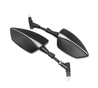 Espejo Retrovisor Universal Convexo Para Motocicleta/scooter Para MT-125 MT125 8 Mm Y 10 Mm(Plata)