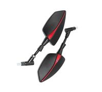 Espejo Retrovisor Universal Convexo Para Motocicleta/scooter Para MT-125 MT125 8 Mm Y 10 Mm(Red)