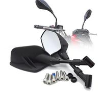 Espejo Retrovisor Universal Negro Para Motocicleta De 8 Mm Y 10 Mm Para YAMAHA VMAX NMAX YBR125 SR400 XJR1300 MT-07 MT-09 FZ07 FZ09 FZ1 FZ8