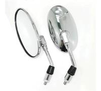 Espejo Retrovisor Universal para Motocicleta ABS Cromado Negro 8/10 Mm Compatible con para Speed Triple 1050 765 Trident 660 Tiger