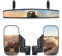 Espejo retrovisor UTV for Segway Fugleman UT10 Crew 2022 2023 2024 2025 2026, espejo lado a ajustable plegable con vidrio resistente a roturas, se adapta a jaula antivuelco de 1.75-2 pulgadas(A)