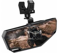 Espejo Retrovisor UTV para LINHAl Muddy LC7 Racing 300 2002-2026+ | Espejo Retrovisor Central | UTV ATV Reemplazo Universal | Jaula Antivuelco de 1,5-2 Pulgadas | Gran Angular HD