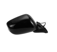 Espejo Retrovisore Conjunto Para Fit 2009 2010 2011 2012 2013 2014 Espejo Puerta Lateral Retrovisor Ajuste Eléctrico Blanco(Gloss Black Left)