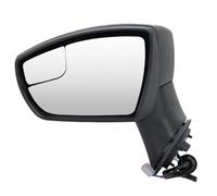 Espejo Retrovisore Conjunto Para Ford Para EcoSport 2018-2022 Versión Estadounidense Espejo Retrovisor 3 Pines Texturizado Negro Lateral Grande Pequeño(1pc left)