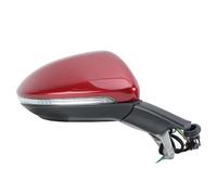 Espejo Retrovisore Conjunto Para VW Para Golf 7 Para MK7 2012-2020 Versión UE 9 Pines Conjunto Espejo Retrovisor Lateral Plegable Eléctrico(1pc right Red)