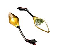 Espejo Retrovisores Giratorio Espejos retrovisores universales para motocicleta, con carcasa de ABS y hierros modificados para scooter, 5 colores