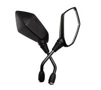 Espejo Retrovisores Moto Espejos Retrovisores Universales Para Motocicleta Scooter Bicicleta Eléctrica Convexos 2 Unidades 8 Mm Y 10(MS-1012-Black-8)