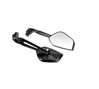 Espejo Retrovisores Moto Para Espejos Motocicleta Para Adventure 8MM 10MM Negro Espejo Retrovisor Universal Apto Scooter Ciclomotor Dirt Bike Quad Espejos Motos Lateral