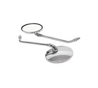 Espejo Retrovisores Moto Para Motocicletas Para Eléctricas Para Scooters Para Bicicletas Para Laterales Redondos Aluminio CNC Universales Ajustables(MS-1049-S)