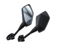 Espejo Retrovisores Moto Para Suzuki GSXR600 GSXR 600 GSXR-600 Para APRILIA GPR125 GPR 125 GPR-125 Espejo Motocicleta Negro Moto Retrovisor Lateral Espejos Motos Lateral(Carbon fiber)