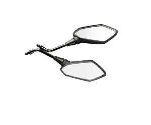 Espejo Retrovisores Moto Universal 1 Par 8mm 10mm Motocicleta Scooter E-Bike Manillar Extremo Espejos Retrovisores Laterales Electromóvil Espejos Motos Lateral(8mm)